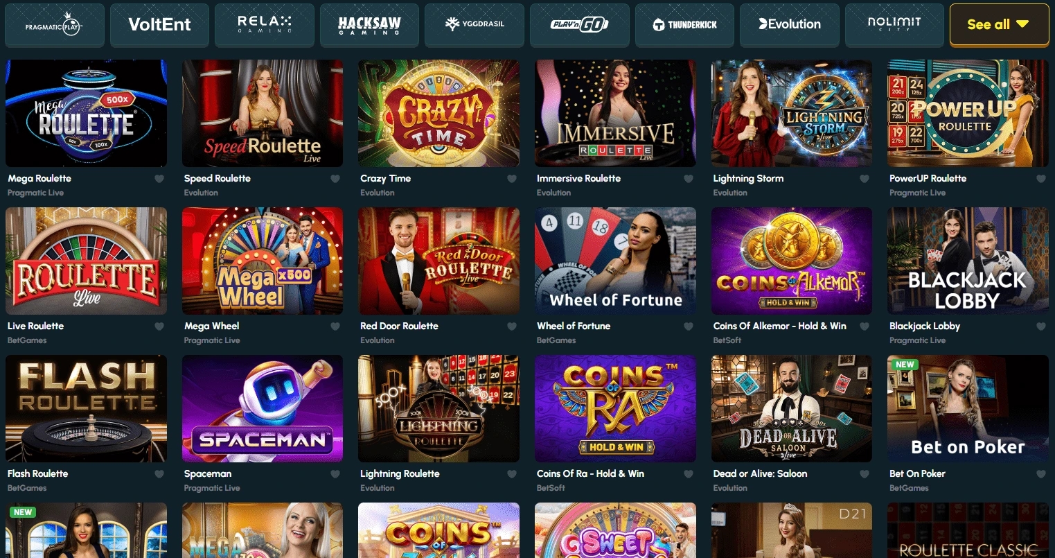 midnite betting live casino